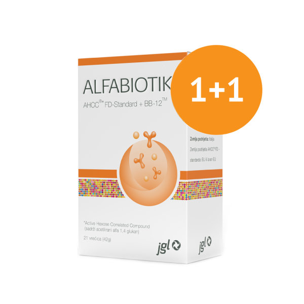 Alfabiotik za odrasle 21 vrećica 1+1