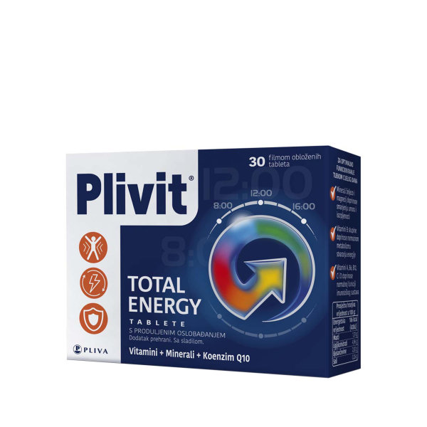 Plivit Total Energy za umor i iscrpljenost 30 tableta