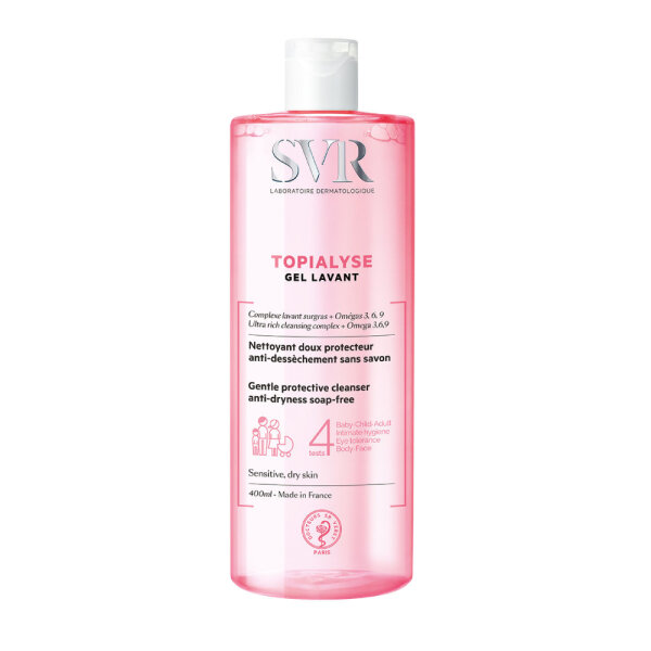 SVR Topialyse gel za pranje suhe i osjetljive kože 400 ml