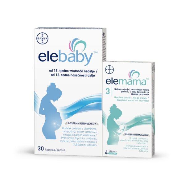 Elebaby za trudnice od 13. tjedna trudnoće 30 kapsula