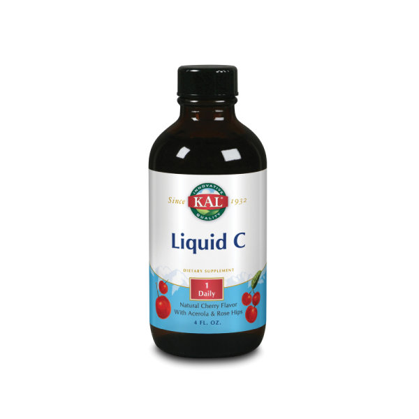 Kal C 300 liquid cherry tekući vitamin C s okusom trešnje 120 ml