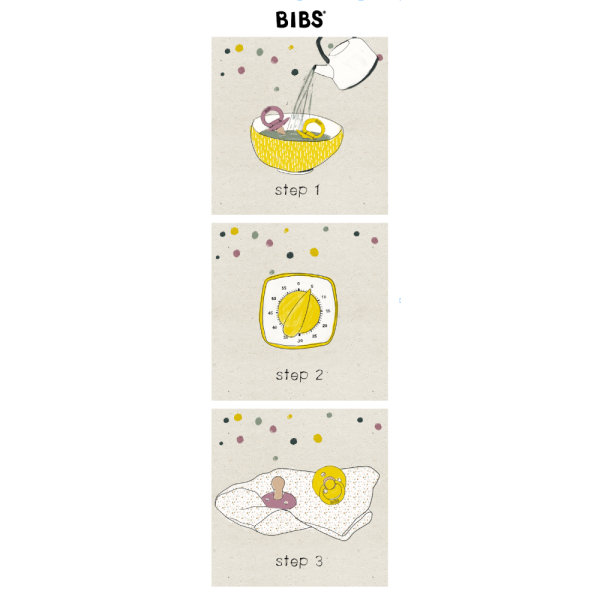 Bibs Duda GLOW kaučuk 1 Blush/Vanilla