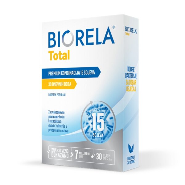 Biorela Total probiotik 30 kapsula