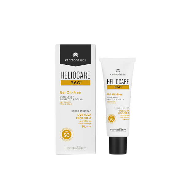 Heliocare 360° gel oil-free SPF50+ za njegu masne i prištićima sklone kože 50 ml
