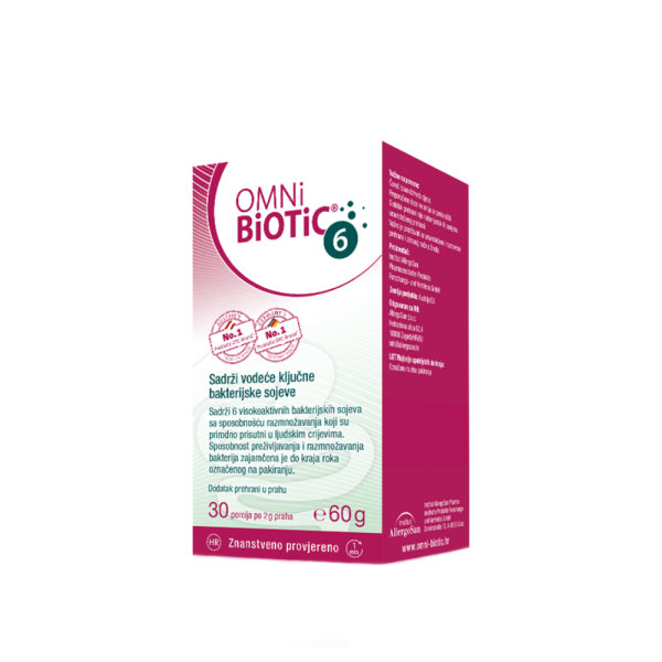 Omni-Biotic 6 za zdravu crijevnu mikrofloru 60 g (Synbiotic Premium)