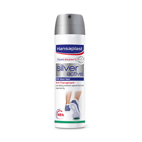 Hansaplast Silver active dezodorans sprej za stopala 150 ml