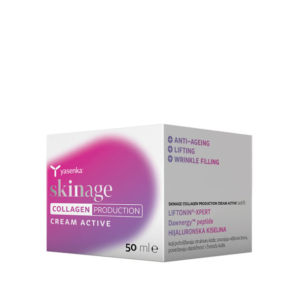 Yasenka Skinage collagen production cream active krema za lice 50 ml