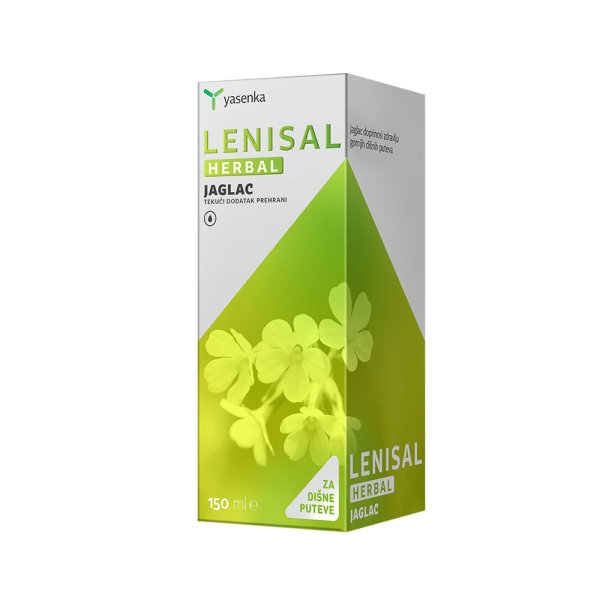 Yasenka Lenisal herbal jaglac sirup za gornje dišne puteve 150 ml