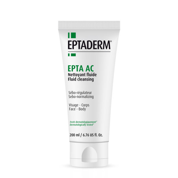Eptaderm Epta AC fluid za čišćenje lica i tijela 200 ml