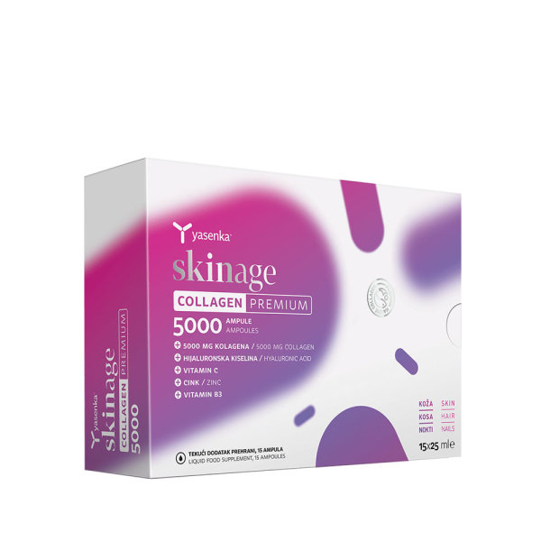 Yasenka Skinage collagen premium 5000 tekući kolagen 10 ampula