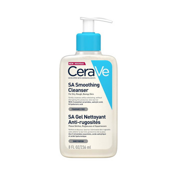 CeraVe SA Smoothing Cleanser gel za čišćenje suhe i grube kože 236 ml
