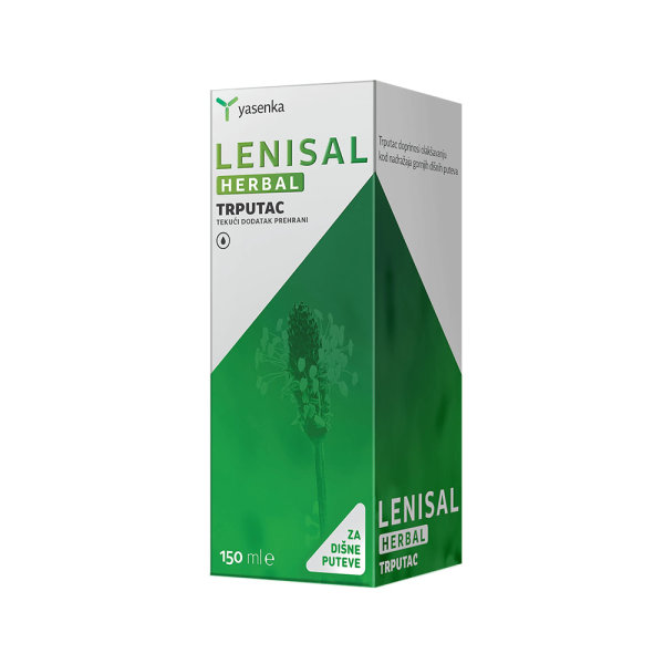 Yasenka Lenisal herbal trputac sirup za nadražene gornje dišne puteve 150 ml