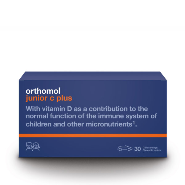 Orthomol Junior C plus mandarina/naranča 30 tableta za žvakanje