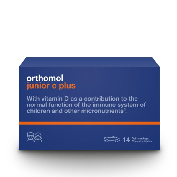 Orthomol Junior C plus mix 14 tableta za žvakanje