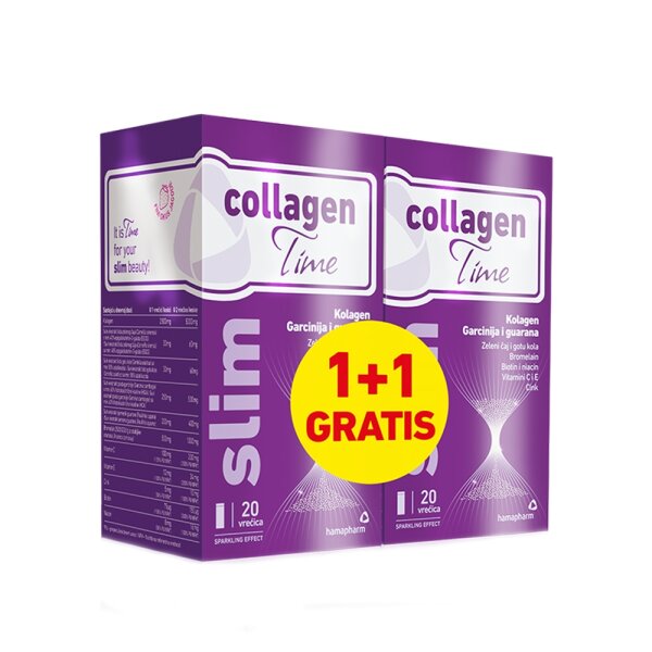 Hamapharm Collagen Time Slim 20 vrećica 1+1 gratis