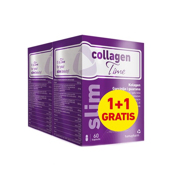 Hamapharm Collagen Time Slim 60 kapsula 1+1 gratis
