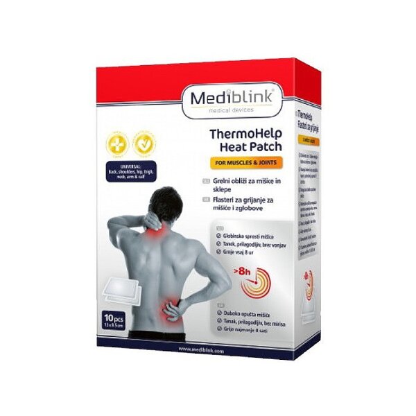 Mediblink Flaster za grijanje mišića i zglobova ThermoHelp 10 komada