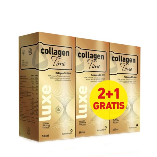 Hamapharm Collagen Time Luxe 500 ml 2+1 gratis