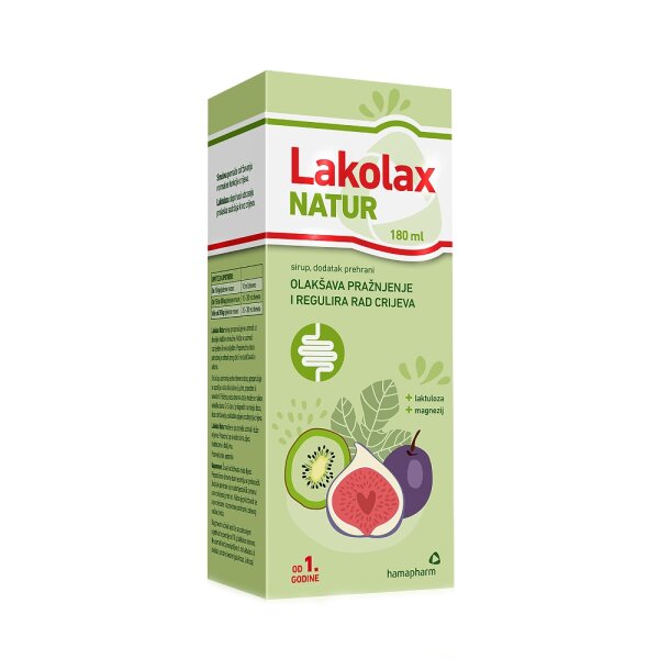 Hamapharm Lakolax Natur sirup 180 ml