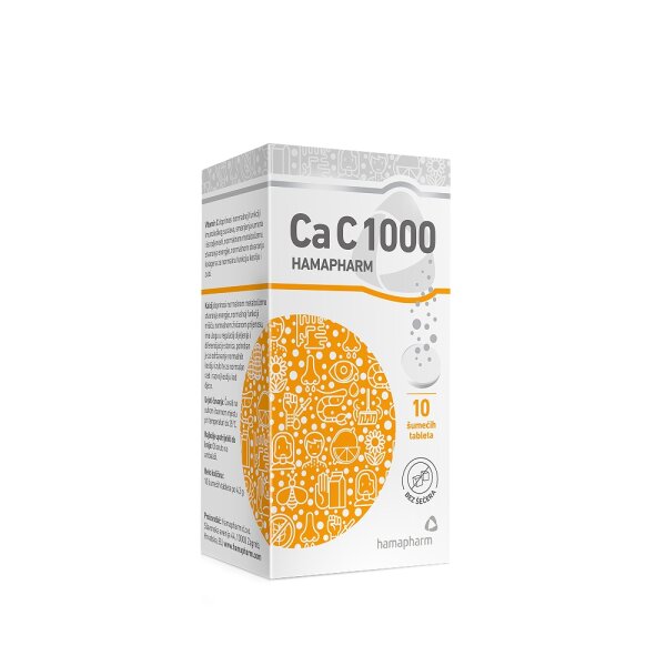 Hamapharm Ca-C 1000 10 šumećih tableta