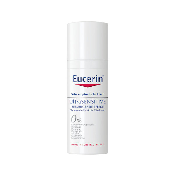 Eucerin Ultrasensitive fluid za normalnu i mješovitu osjetljivu kožu 50 ml