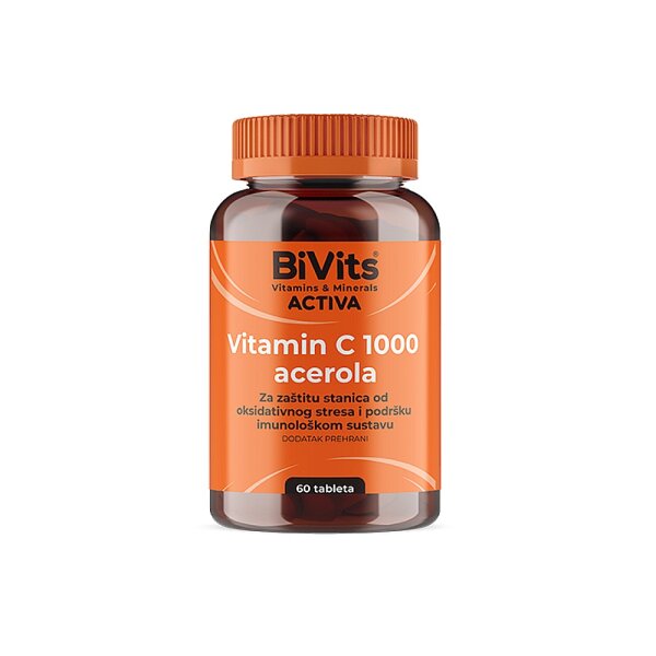 BiVits Vitamin C 1000mg Acerola 60 tableta