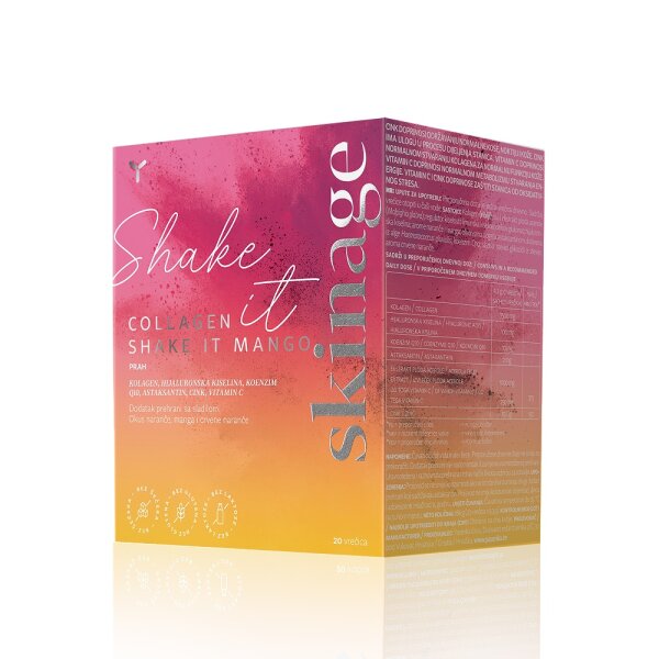 Yasenka Skinage kolagen Shake IT Mango 20 vrećica