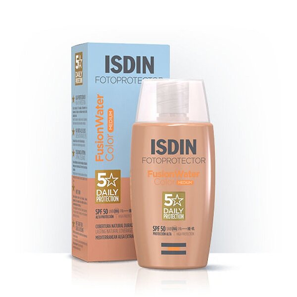 ISDIN Fotoprotector Fusion Water COLOR Medium SPF 50+ 50 ml