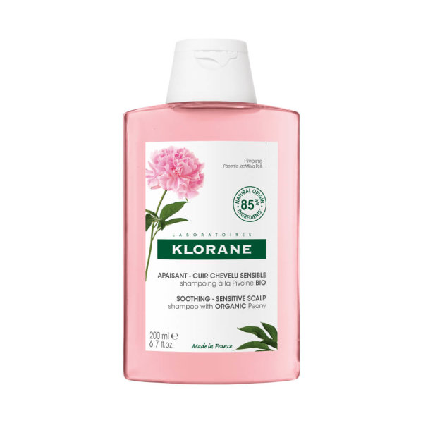 Klorane Šampon s božurom za osjetljivo i nadraženo vlasište 200 ml
