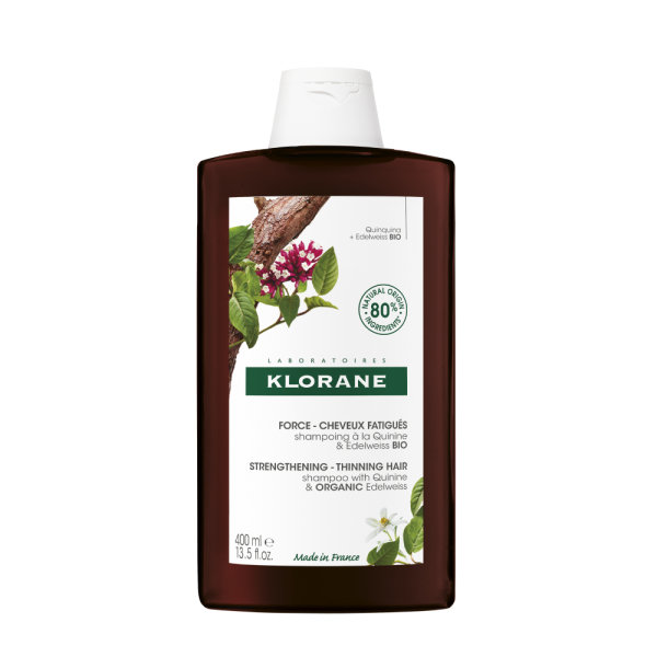 Klorane Šampon s kininom i B vitaminima za jačanje i revitalizaciju kose 400 ml
