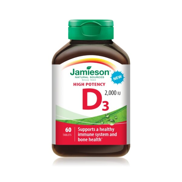 Jamieson vitamin D 2000 IU, 60 tableta