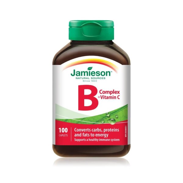 Jamieson B kompleks + vitamin C, 100 tableta