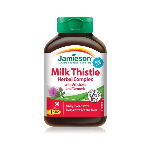 Jamieson biljna mješavina - sikavica, artičoka, kurkuma, 30 tableta