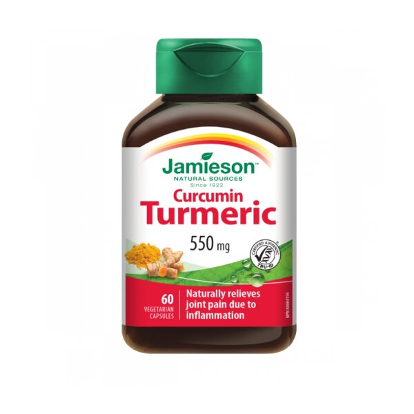 Jamieson kurkuma 550 mg, 60 kapsula