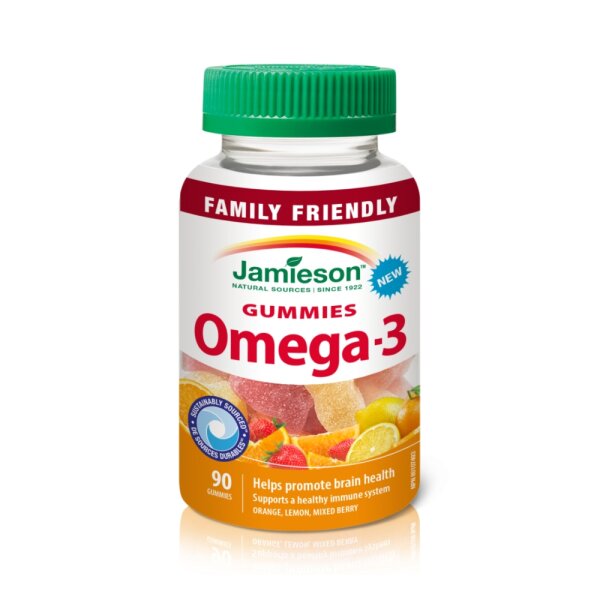 Jamieson omega-3 tablete za žvakanje za djecu i odrasle, 90 tableta za žvakanje