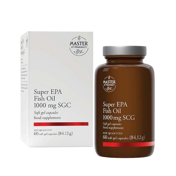 Master of Pharmacy Super EPA riblje ulje 1000 mg SGC 60 mekih kapsula