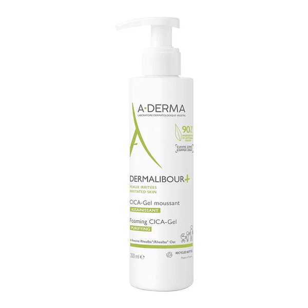 A-Derma Dermalibour+ pjenušavi cica-gel 200 ml