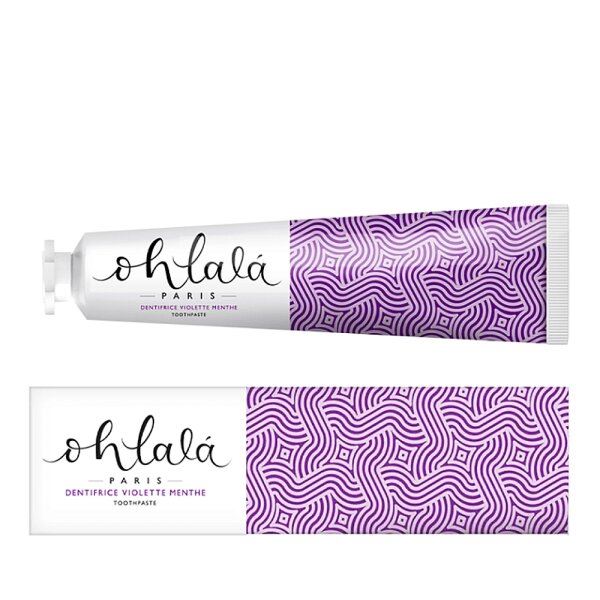 Ohlala pasta za zube ljubičica menta 75 ml