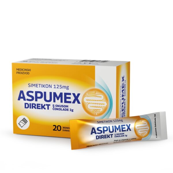 Aspumex Direct s okusom čokolade 20 vrećica