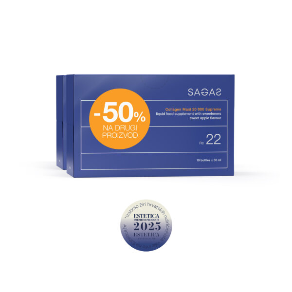 Sagas Rc 22 Collagen Maxi 20 000 Supreme posebna ponuda 2 x 10 bočica