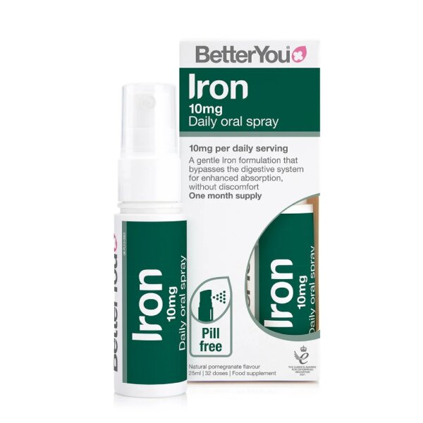 Better You Željezo 10 mg oralni sprej 25 ml