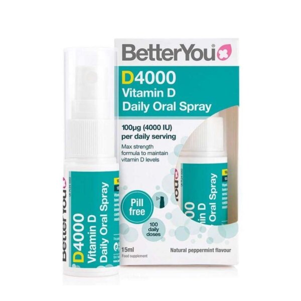 Better You DLux Vitamin D 4000 oralni sprej 15 ml