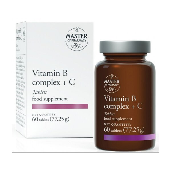 Master of Pharmacy Vitamini B kompleks + C 60 tableta