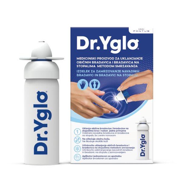 Dr. Yglo proizvod za uklanjanje običnih bradavica i bradavica na stopalima metodom smrzavanja 50 ml
