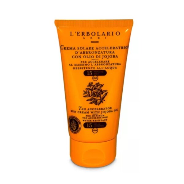 L'Erbolario Sun krema za tijelo za brzo tamnjenje SPF15 75 ml