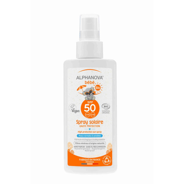 Alphanova Baby SPF50+ dječje mlijeko za zaštitu od sunca 125 g