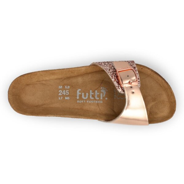 Futti Mara Rose Gold Glitter natikače broj 40