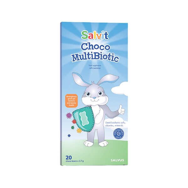 Salvit Choco Multibiotic 20 čokoladnih medvjedića