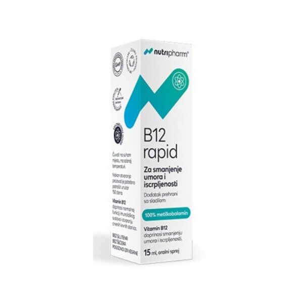 Nutripharm B12 rapid oralni sprej 15mL