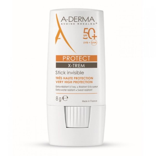 A-Derma Protect X-trem nevidljivi stick za osjetljivu kožu SPF50+ 8 g